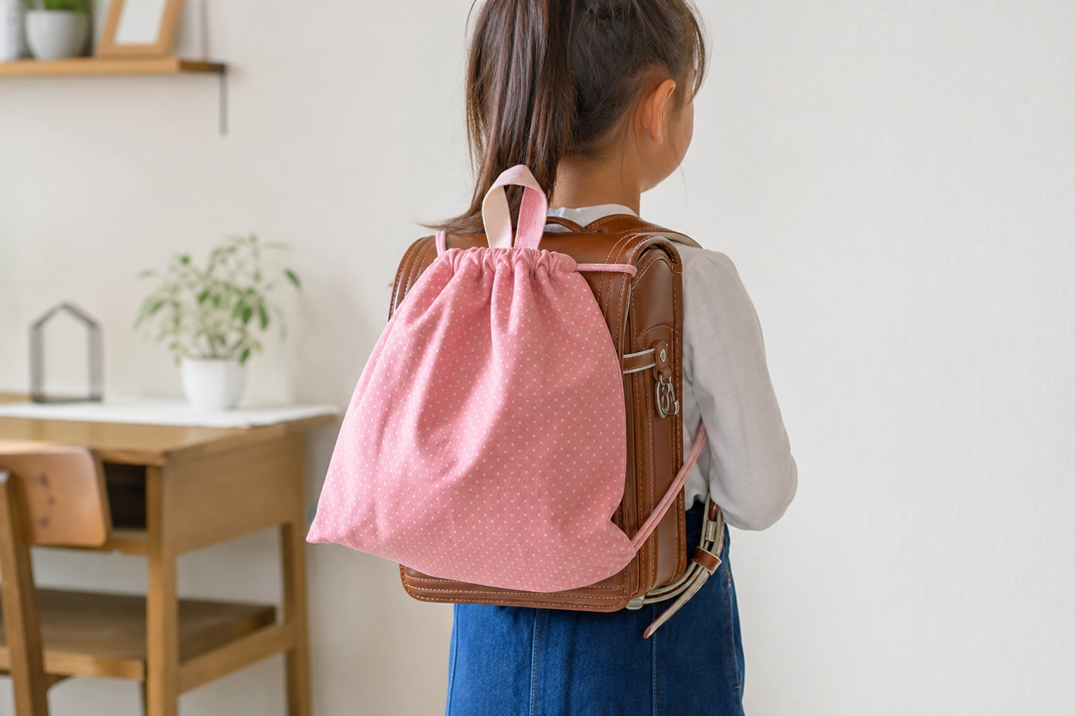 ナップサックのランドセル対応の紐の長さはどのくらい?
