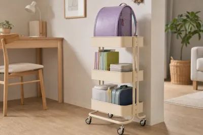 IKEAワゴンでランドセルと教科書を収納できる？