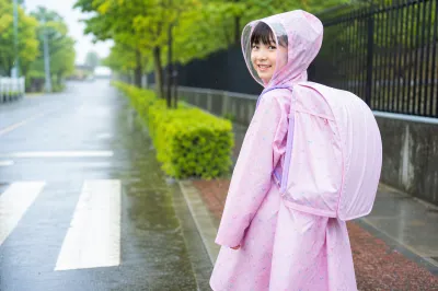 ランドセルも入るレインコートって実際どうなの？