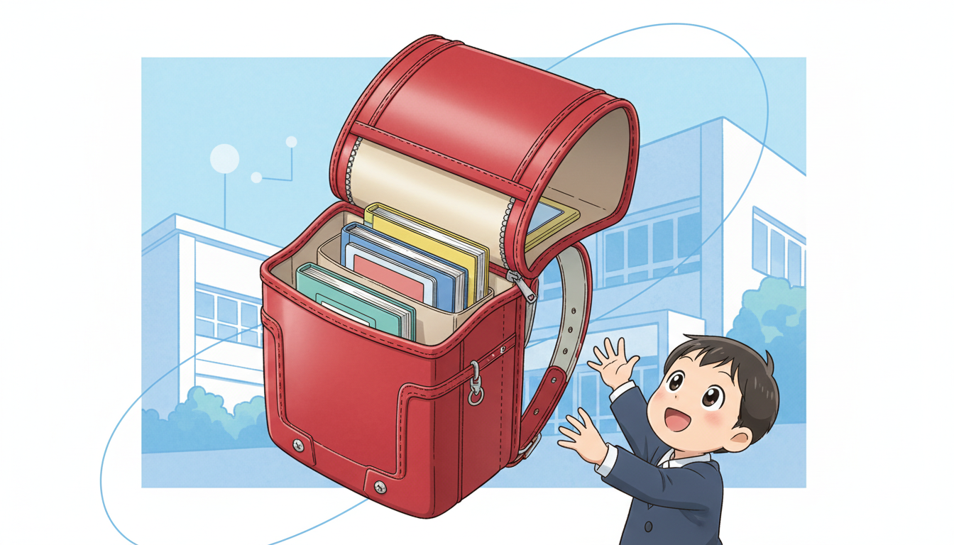 なぜ上から開くランドセルが革新的なのか？
