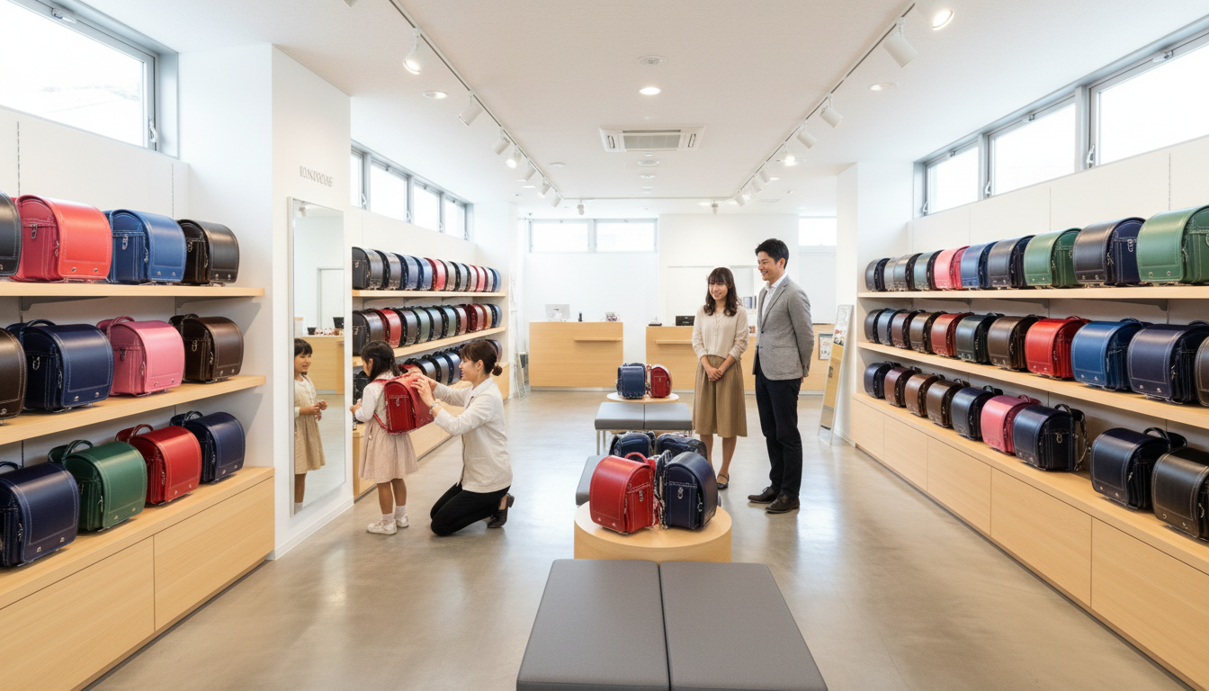 大隈カバン店のランドセルギャラリーは試着しやすい専門店