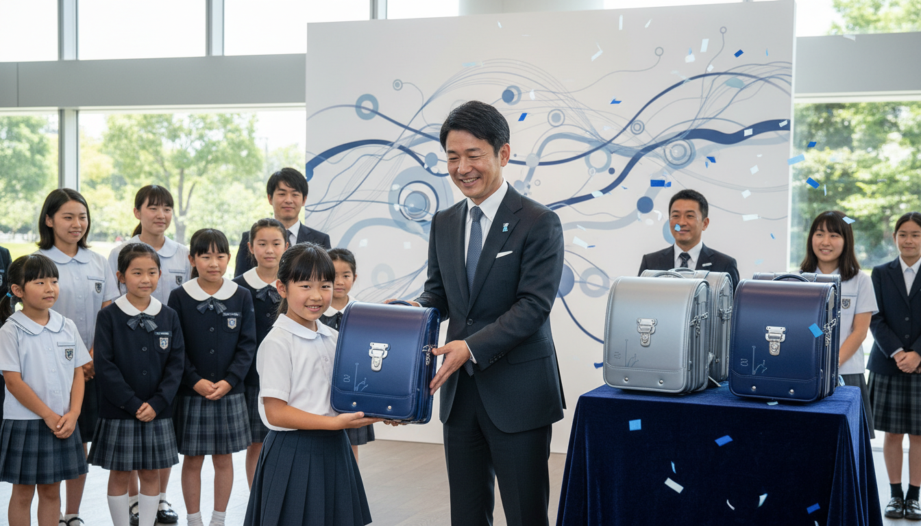 ソニーのランドセルは特注のオリジナルデザイン