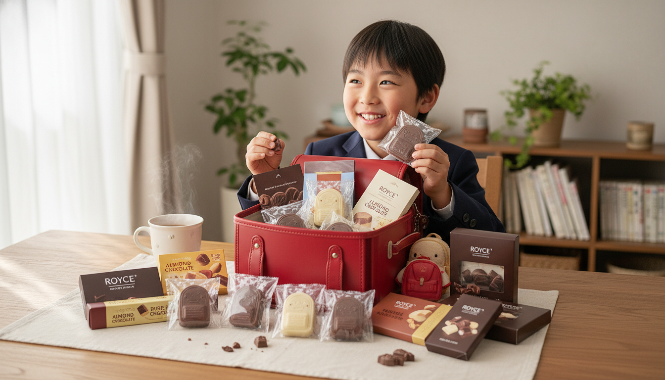 ロイズのランドセルチョコを使った具体的なシーン
