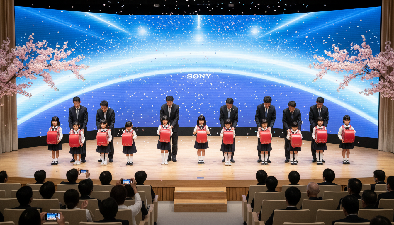 ソニーのランドセル贈呈式2024は66年続く伝統行事