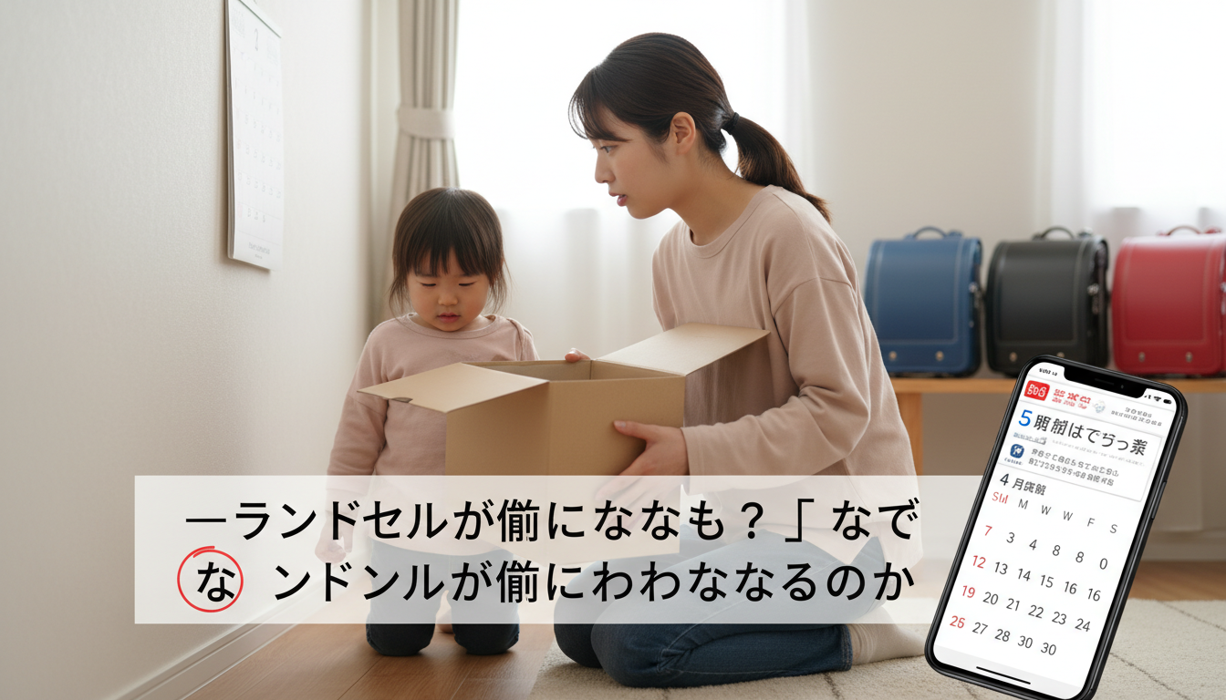 なぜランドセルが間に合わなくなるのか