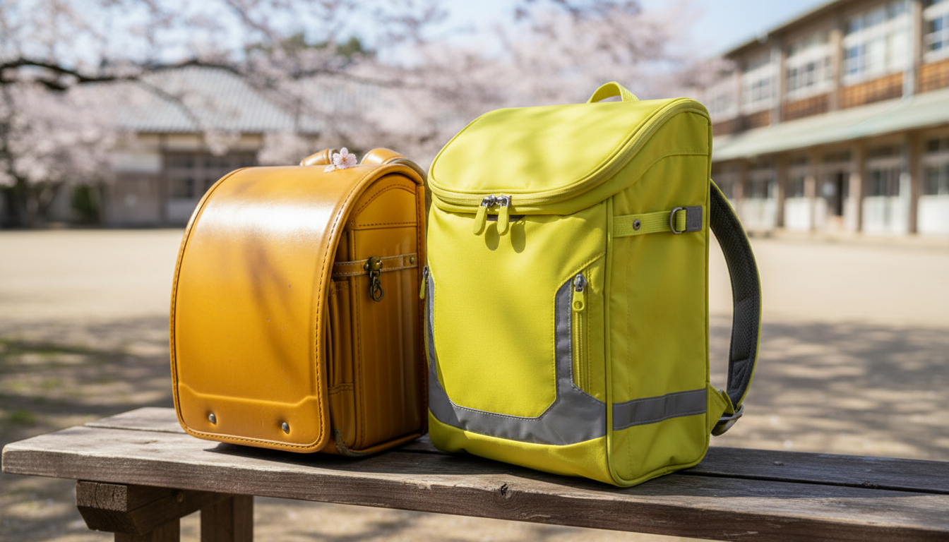 黄色いランリュックの具体的な特徴