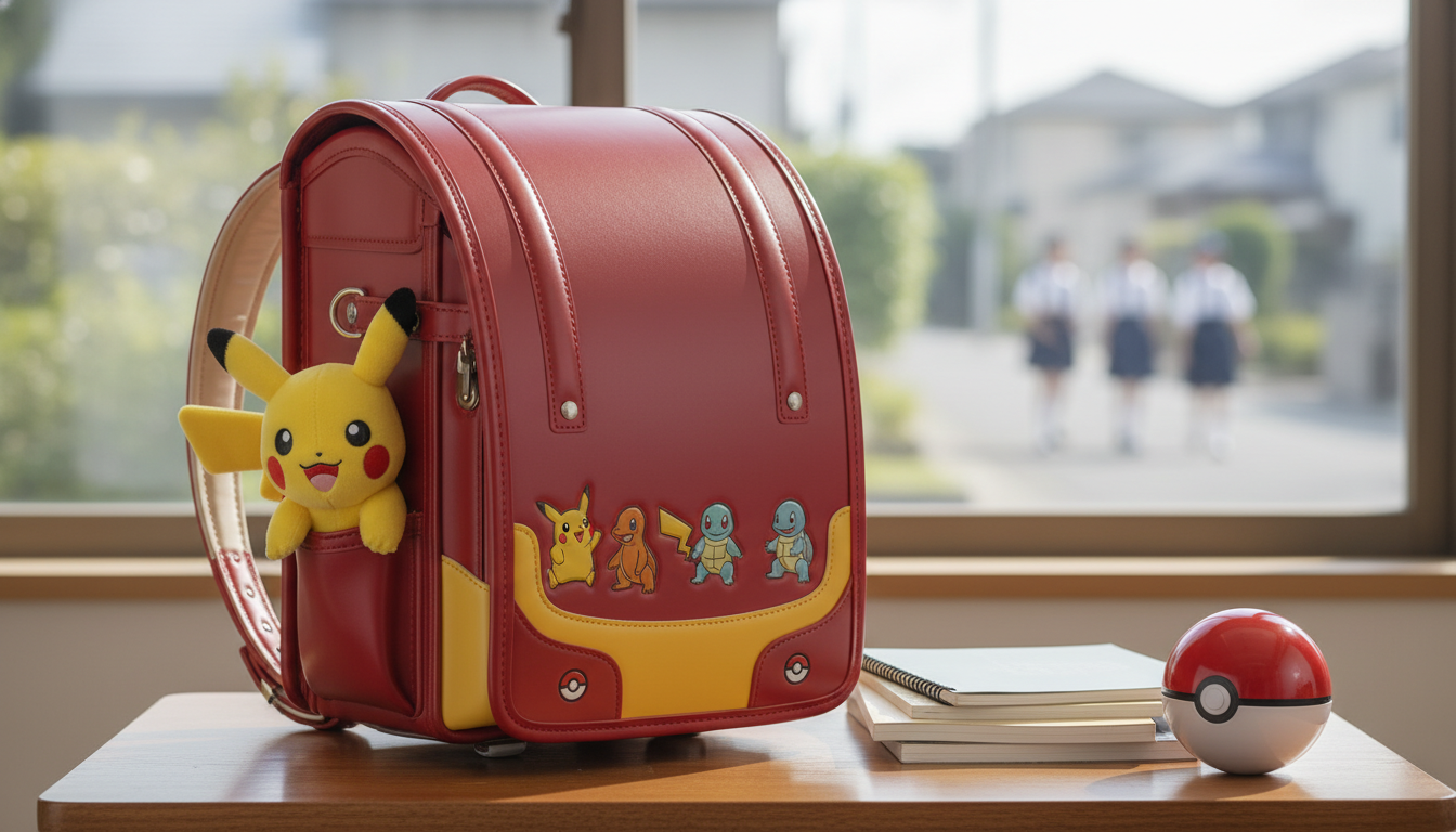 ポケモンランドセルは実用的な通学用バッグとして販売されています