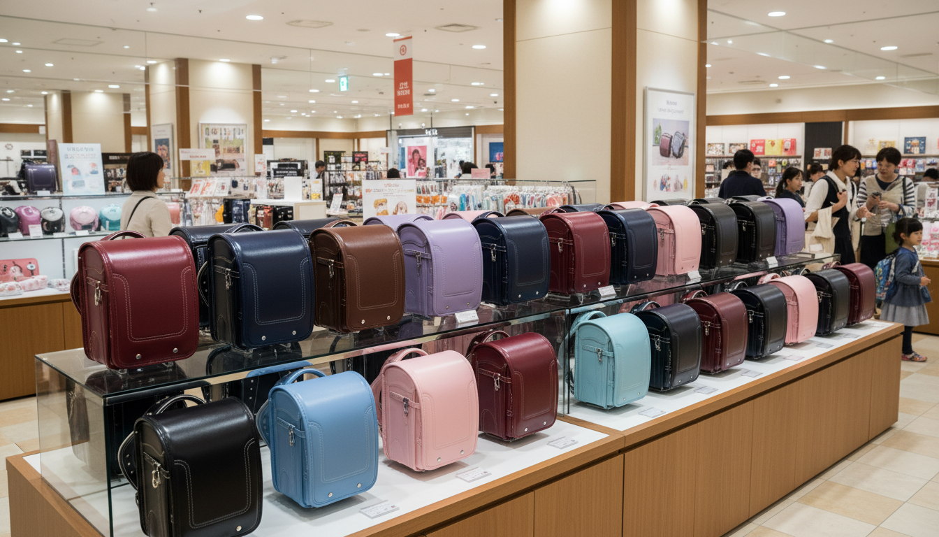 阪神百貨店で展示されるランドセルの具体例