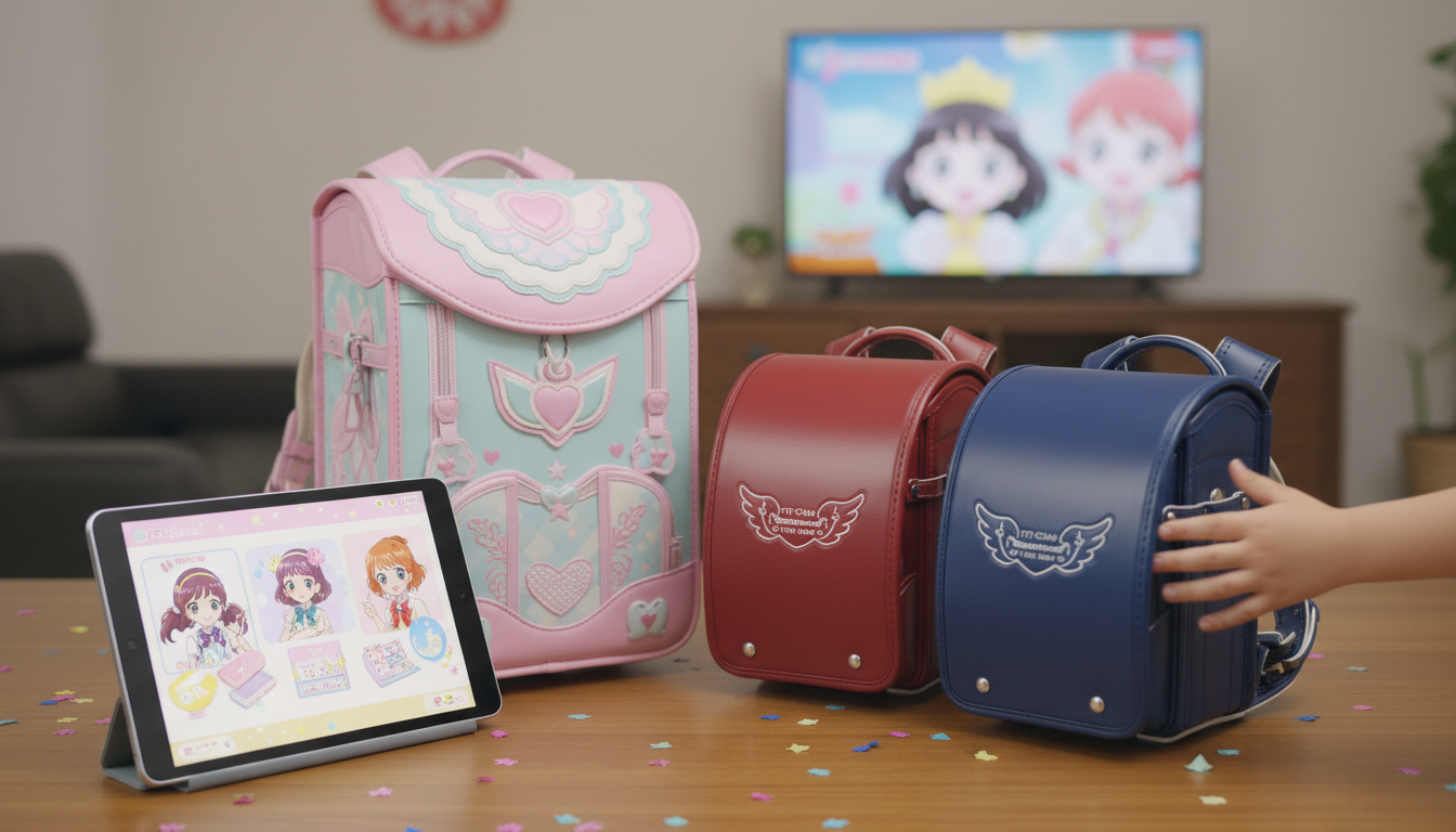プリキュアのCM枠で見るランドセルは「フィットちゃん」と「天使のはね」