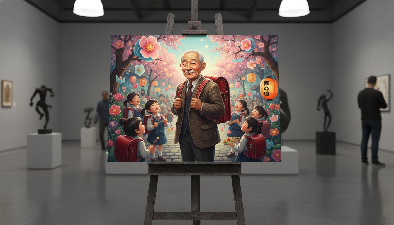 ランドセルおじさんの絵が注目される理由