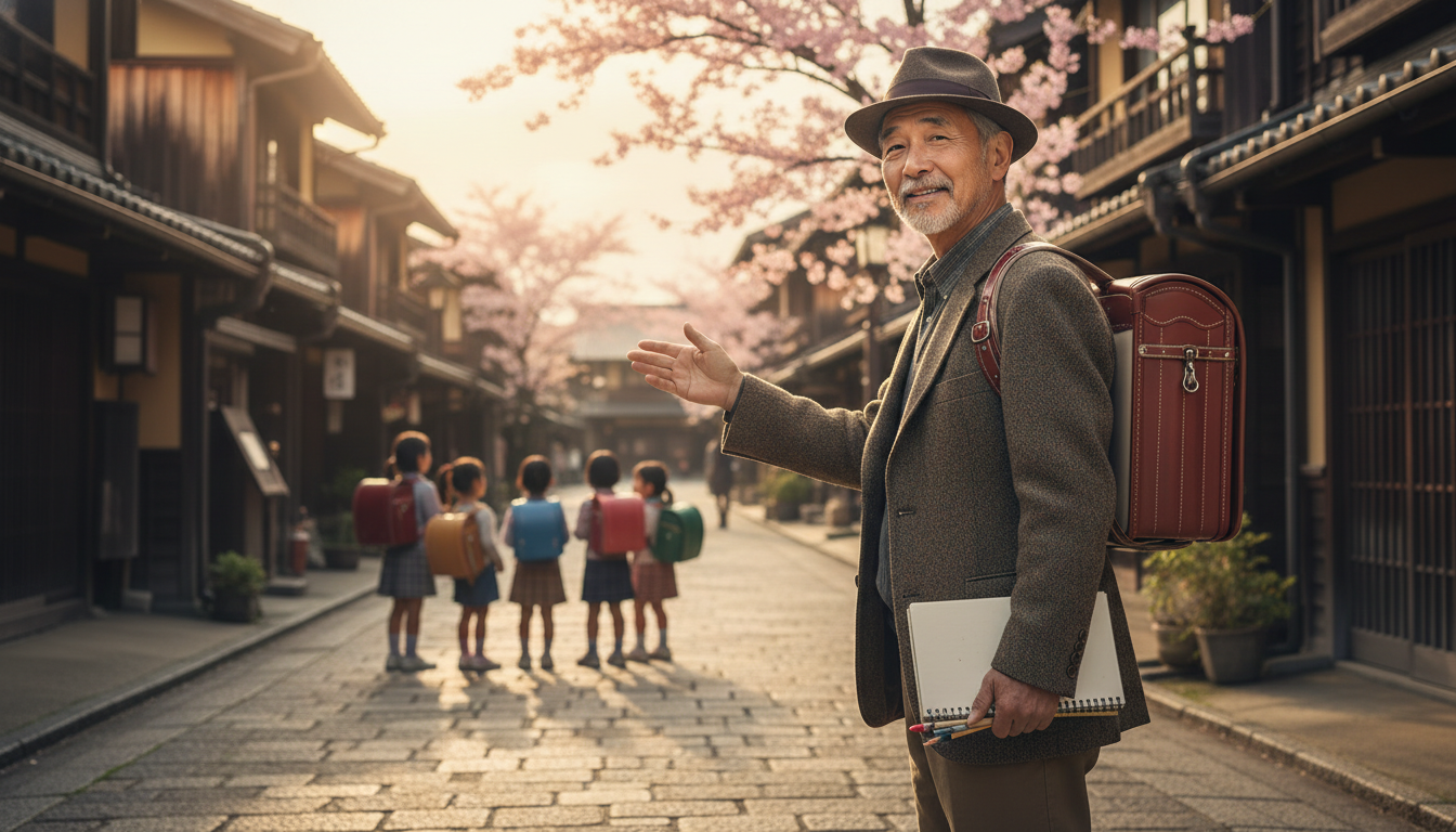 なぜランドセルとおじさんの組み合わせは「絵になる」のか
