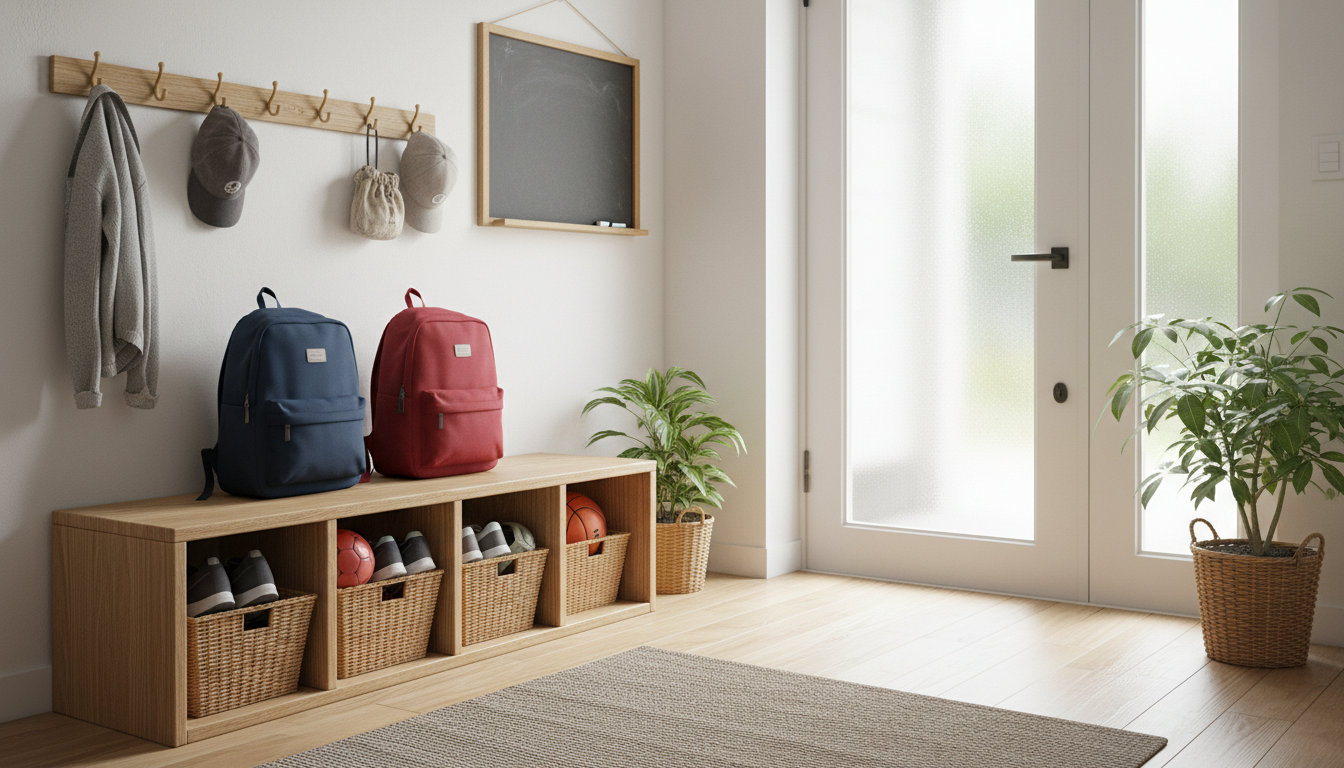 玄関ランドセル置き場のDIYアイデア5選