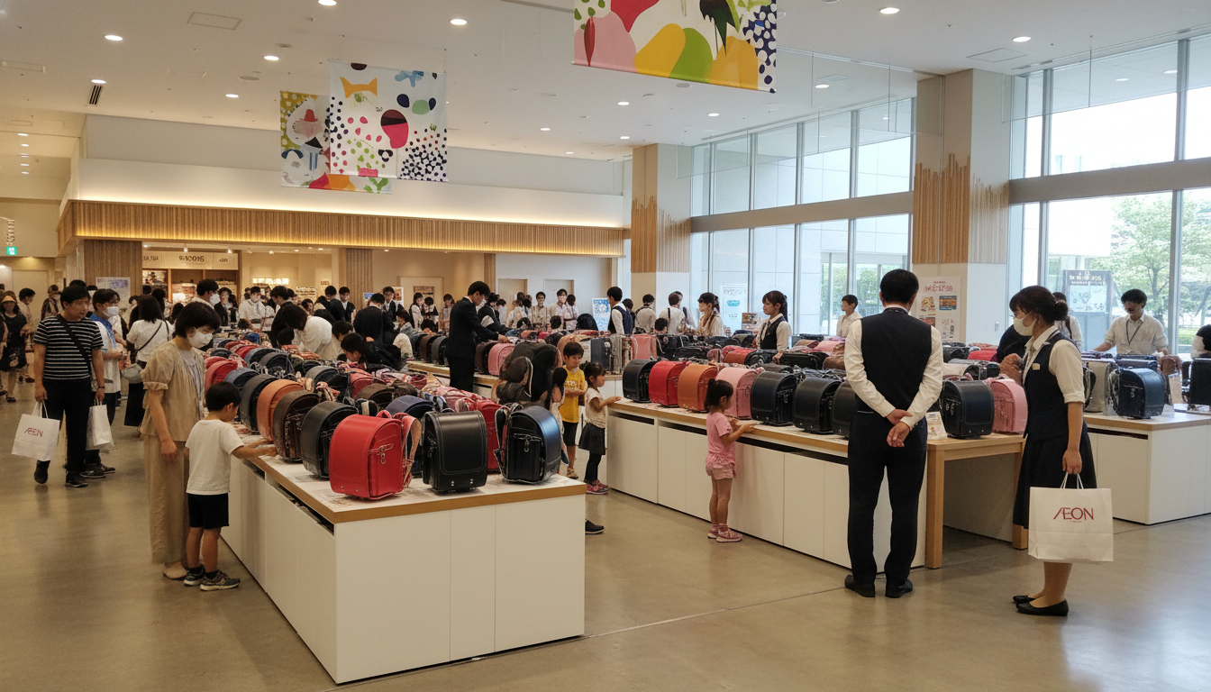 福岡のイオンでランドセル展示会は開催されています