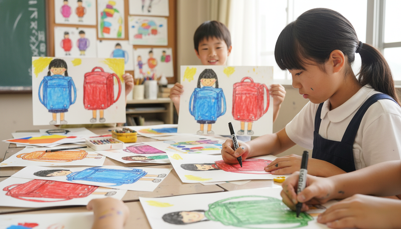なぜ卒業前にランドセルを描くのか