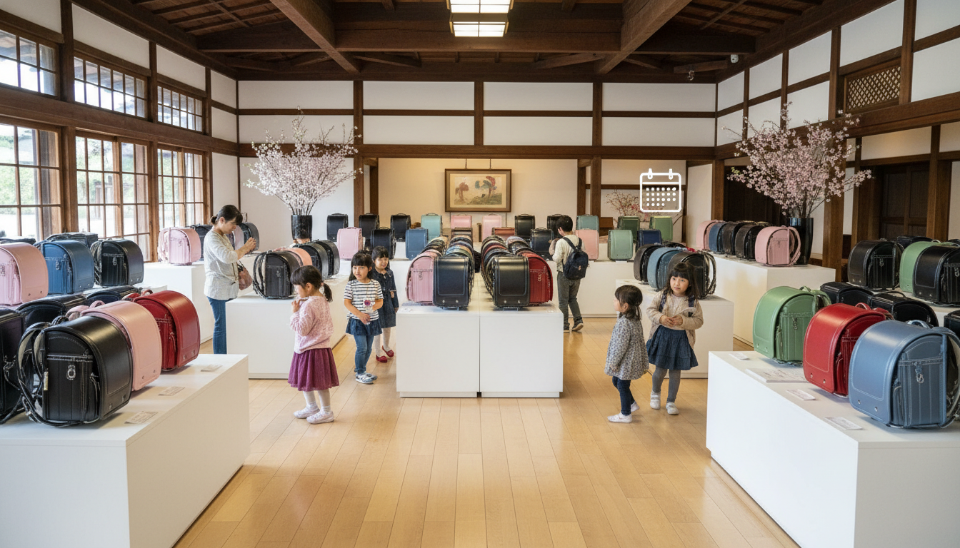 2025年京都のランドセル展示会は春からGWがピークです