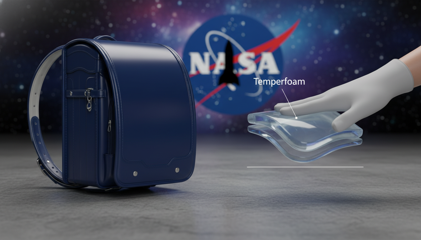 ランドセルのNASA素材とは「テンパーフォーム」のこと