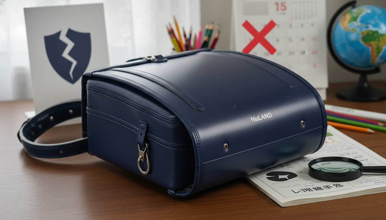 NuLANDランドセルの失敗リスクは「保証期間の短さ」と「耐久性への不安」