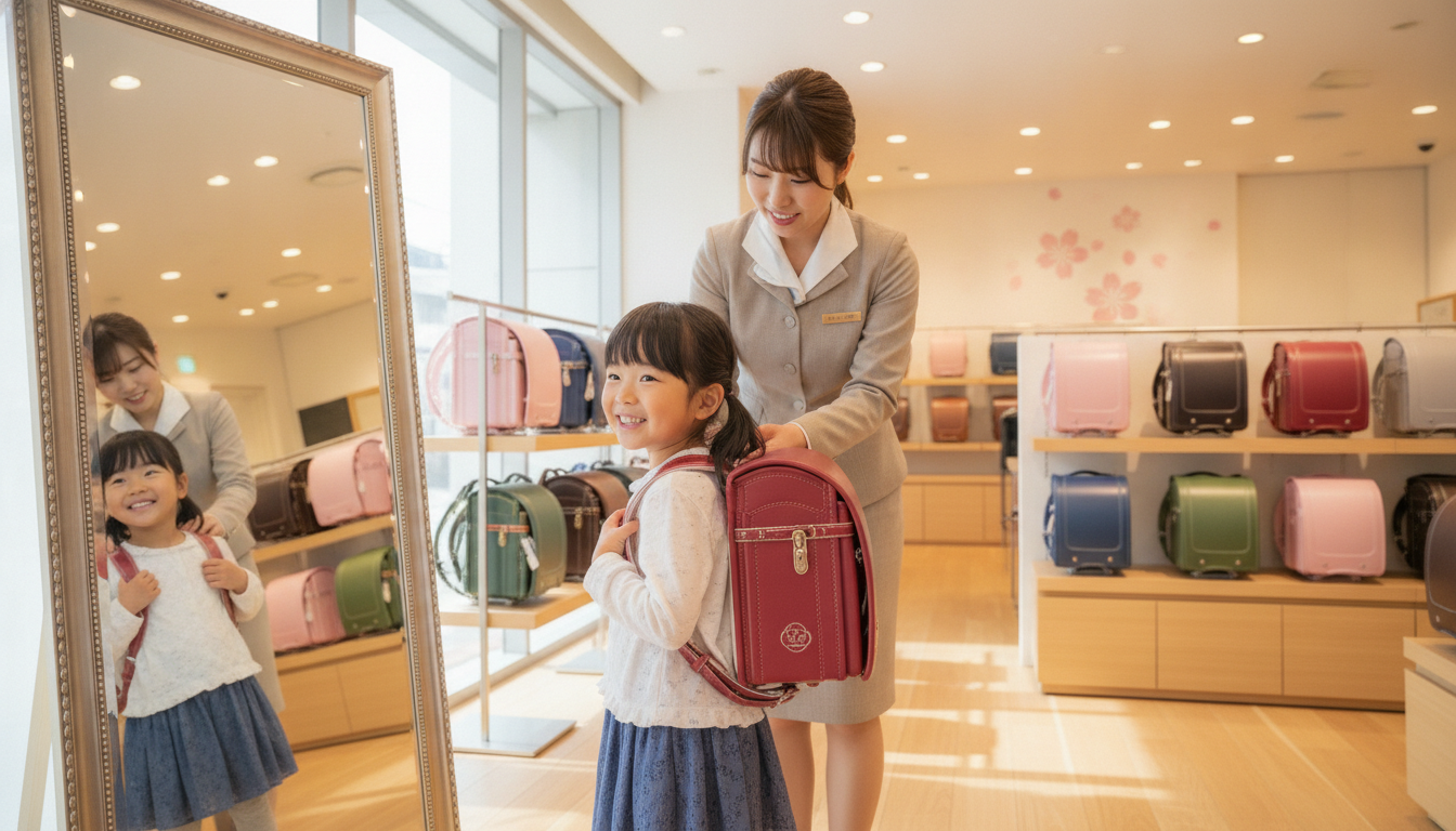 グリローズのランドセルは仙台の常設店舗で試着できます