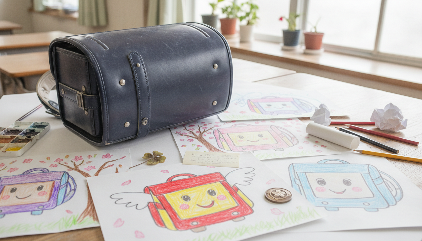 小学6年生がランドセルの絵を図工で描くのは「6年間の思い出」を形にする卒業制作