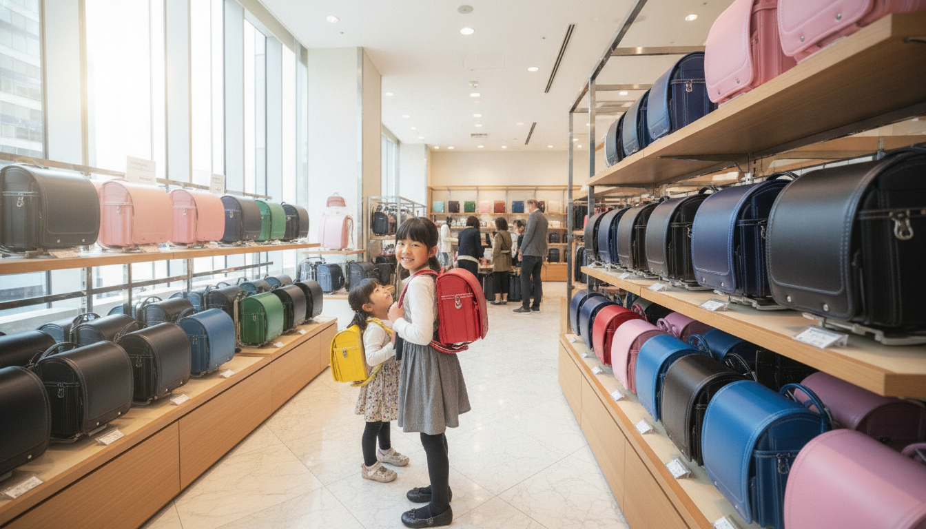 東京の百貨店でランドセルを選ぶのがおすすめです
