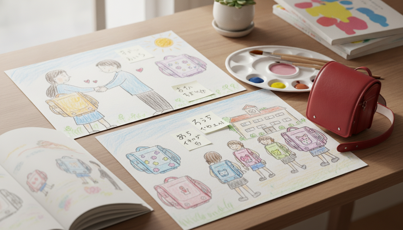 ランドセルの絵を図工で描くのは「感謝」と「学び」のため