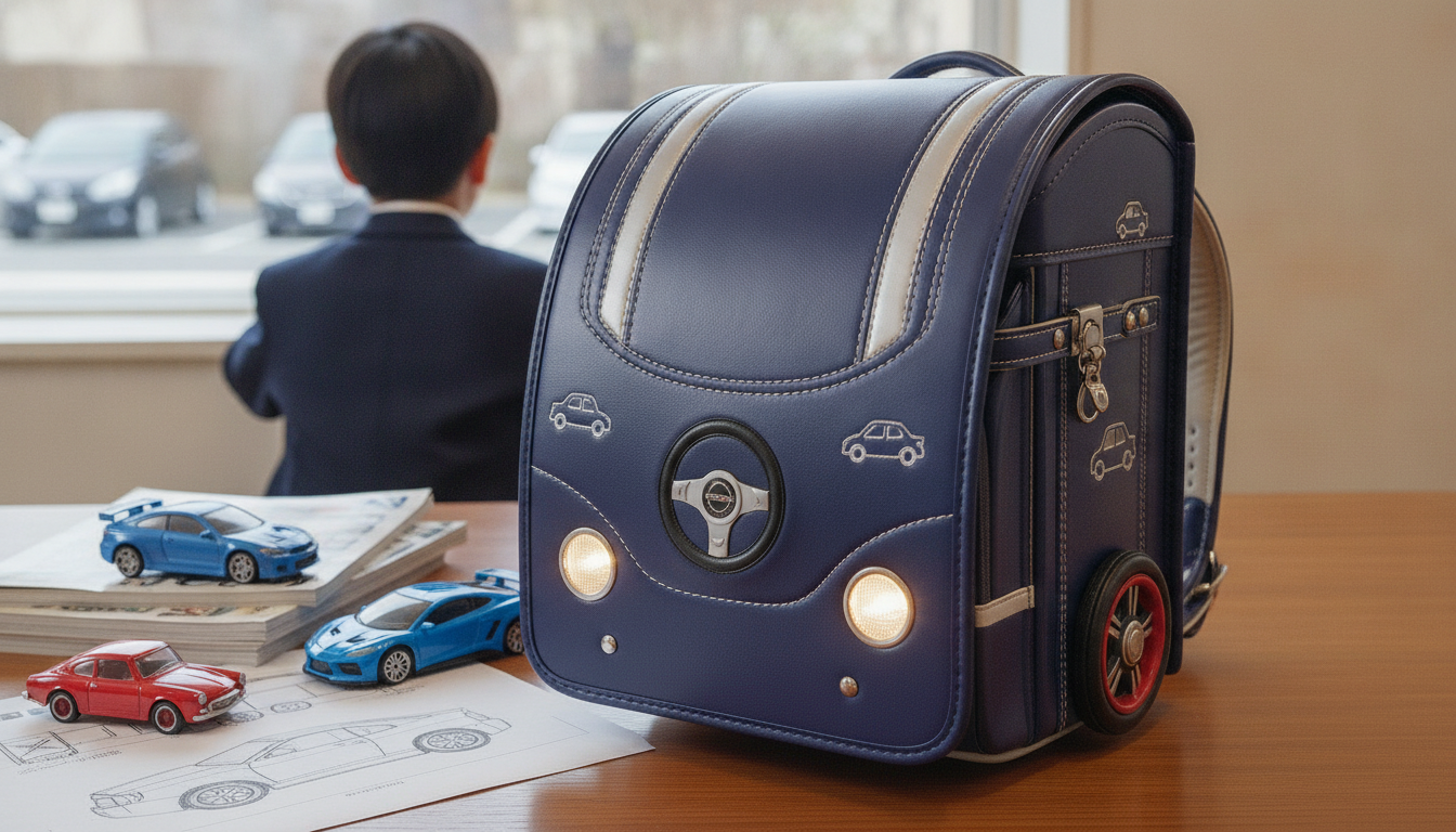 人気の車モチーフランドセルをご紹介