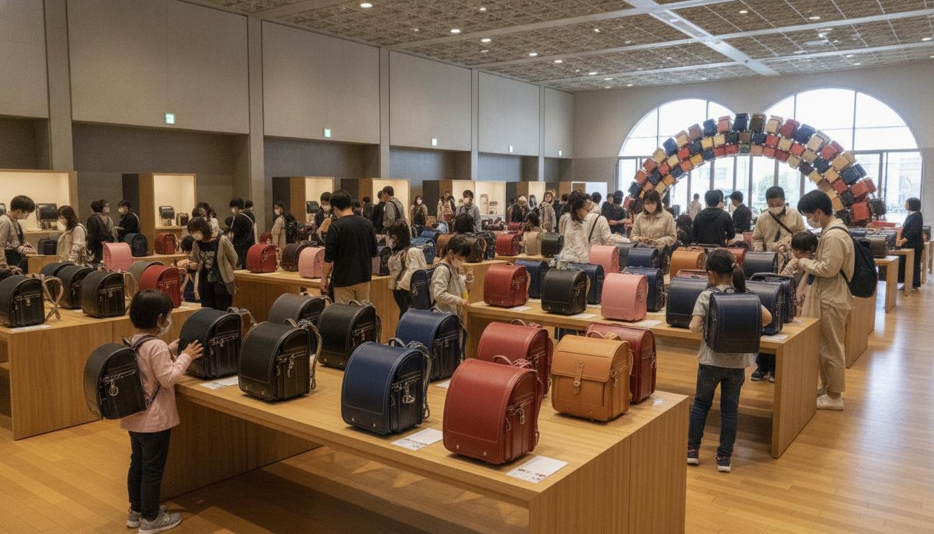 豊岡鞄のランドセル展示会は実際に試せる貴重な機会