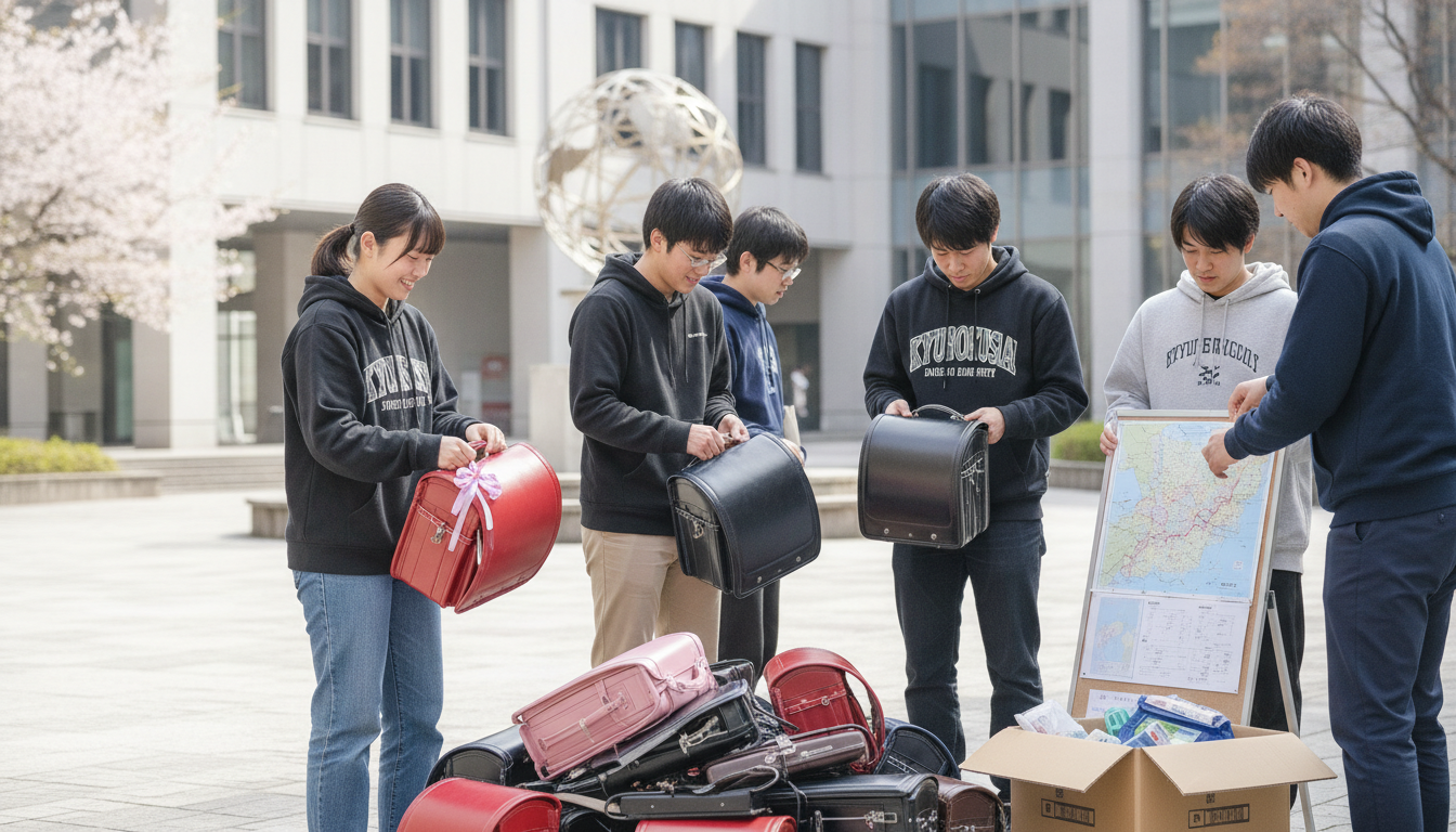 なぜ九州国際大学の学生さんがランドセル活動に取り組むのか