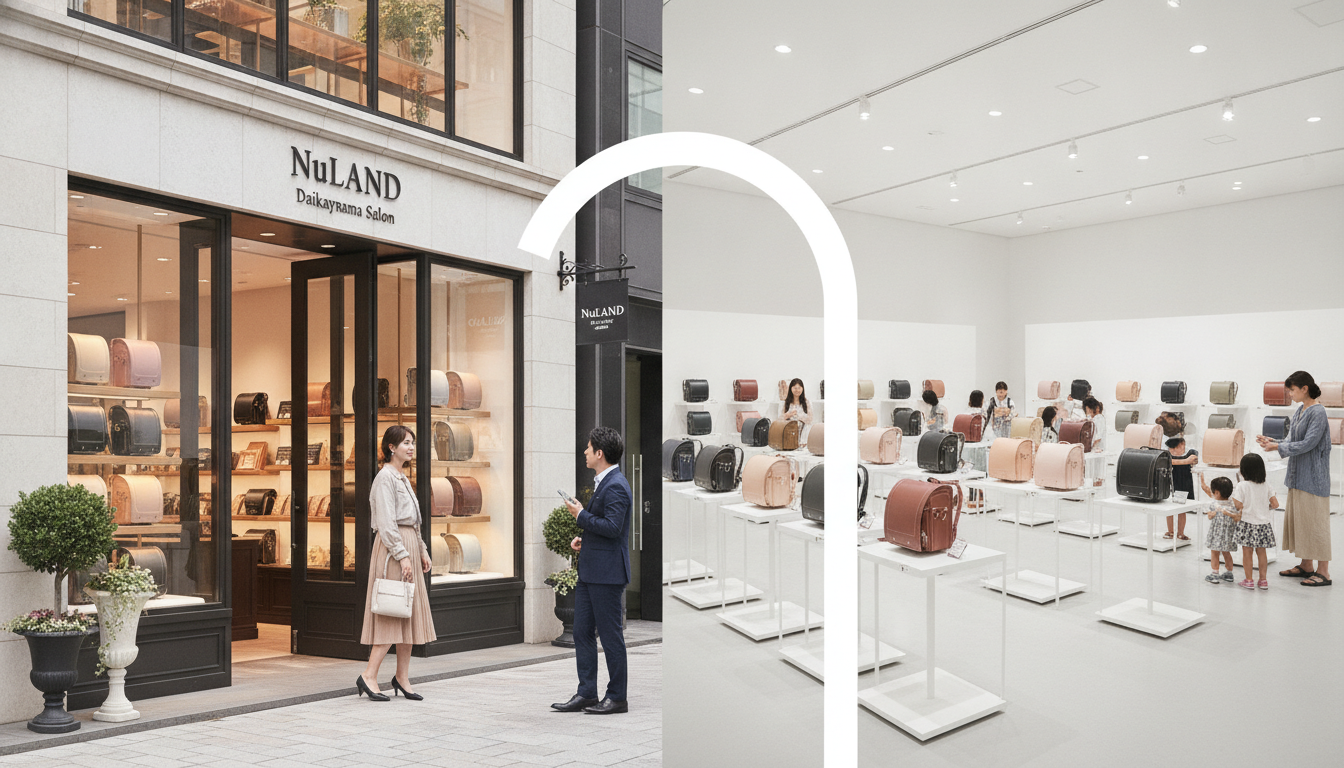 NuLANDランドセルの店舗は代官山サロンと全国の展示会で見られます