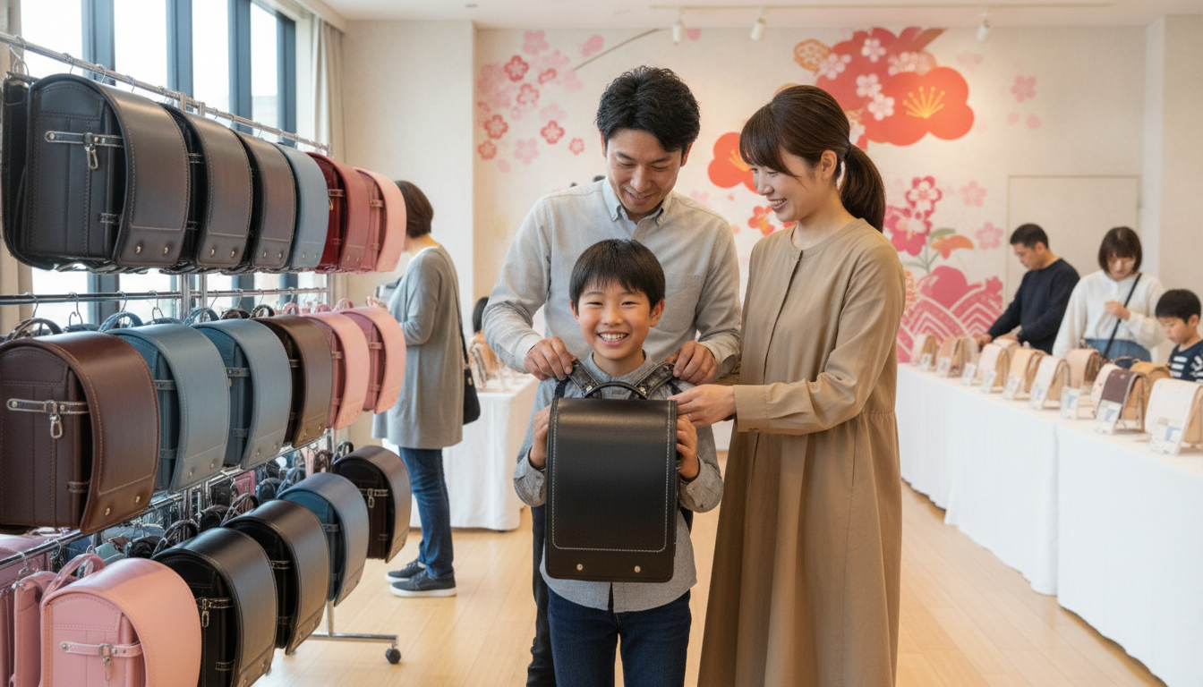 堀江鞄のランドセルは福岡の展示会で見られます