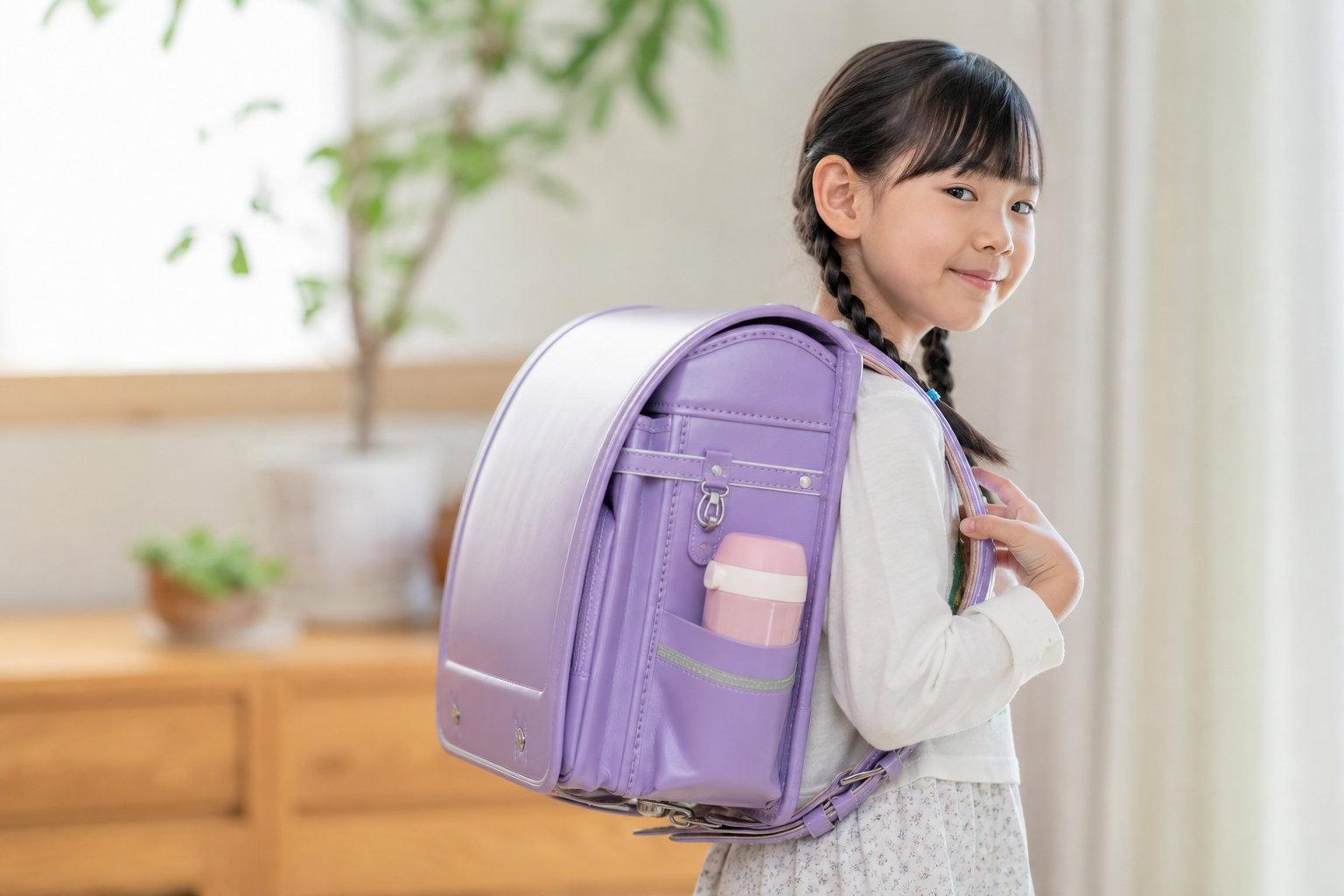 ランドセルの横ポケットは「ランドセル整理の救世主」です