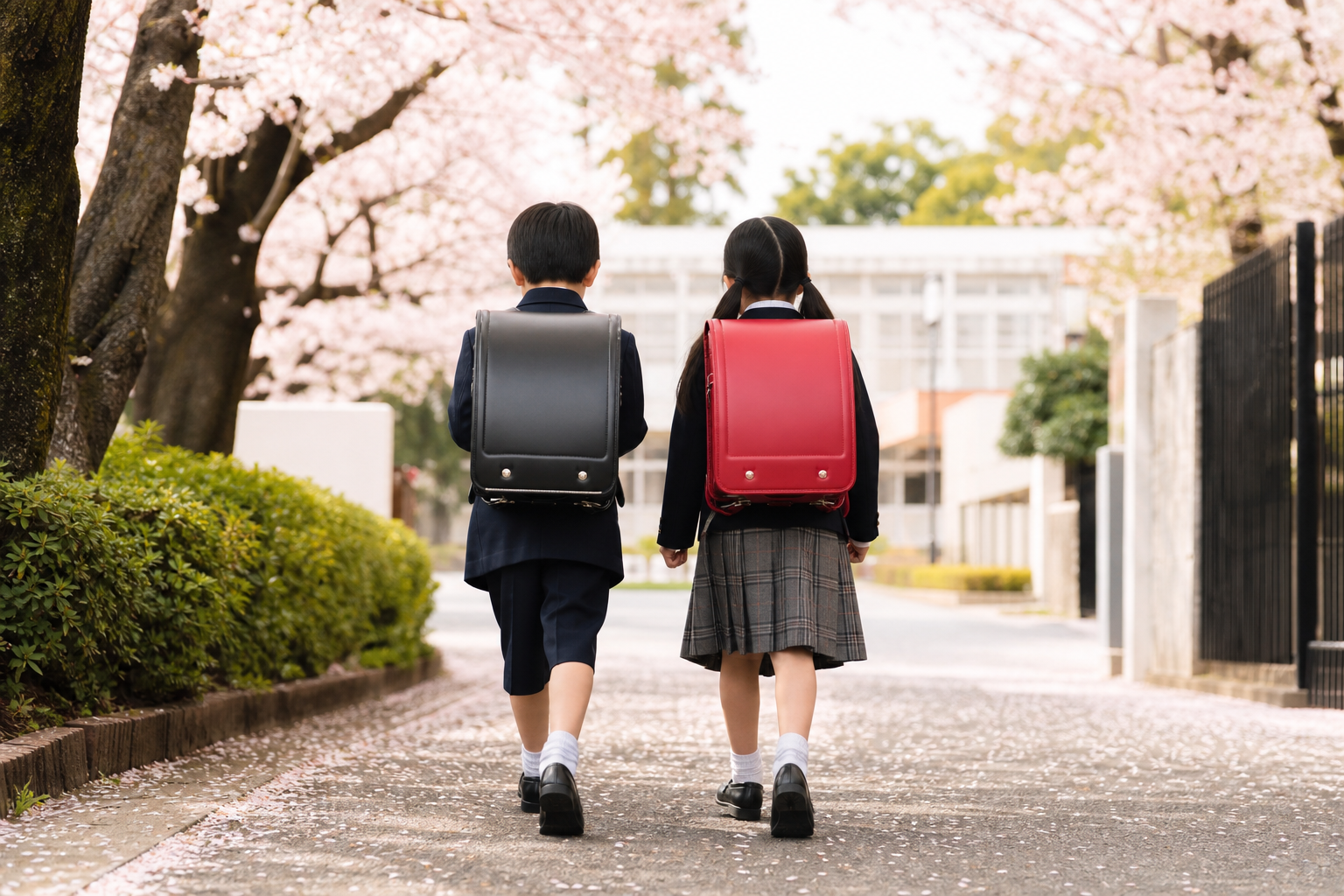 「ランドセルが小学生だけ」を表す具体的な場面