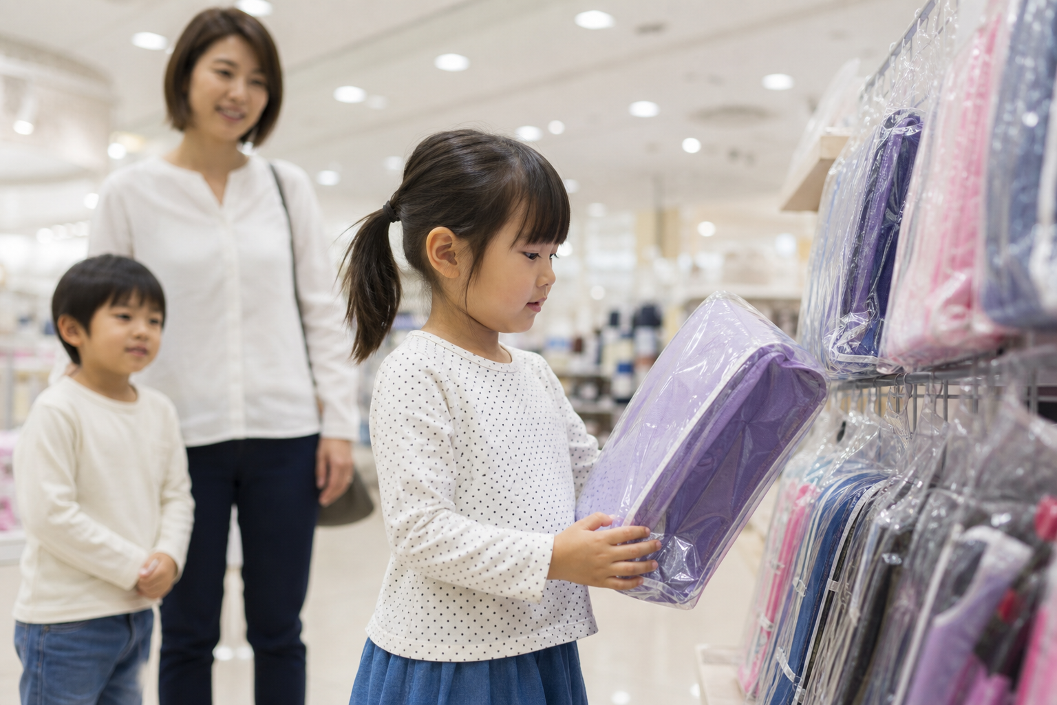 イオンではランドセル用レインカバーが買えます