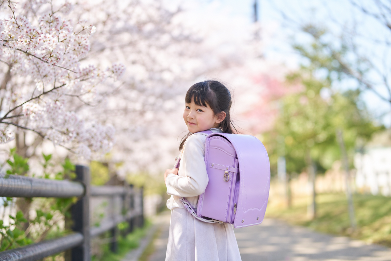 桜×ランドセル写真を上手に撮る、一番大切なポイント