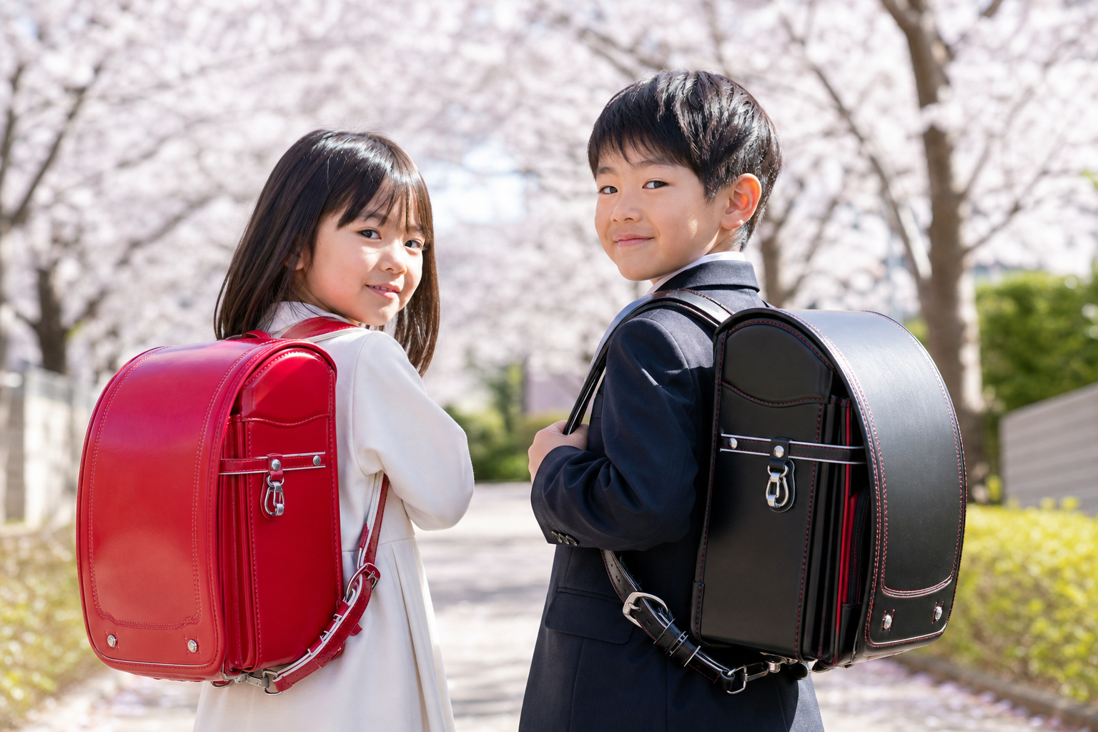 赤黒ランドセルが選ばれている具体的な場面