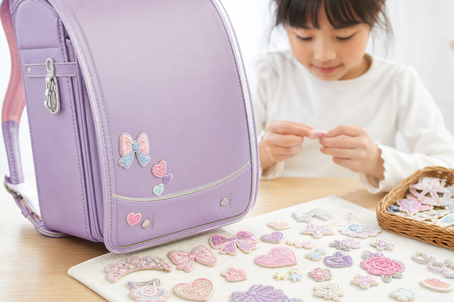 ランドセルの刺繍シールは、楽天でも買えて手軽にカスタマイズできる