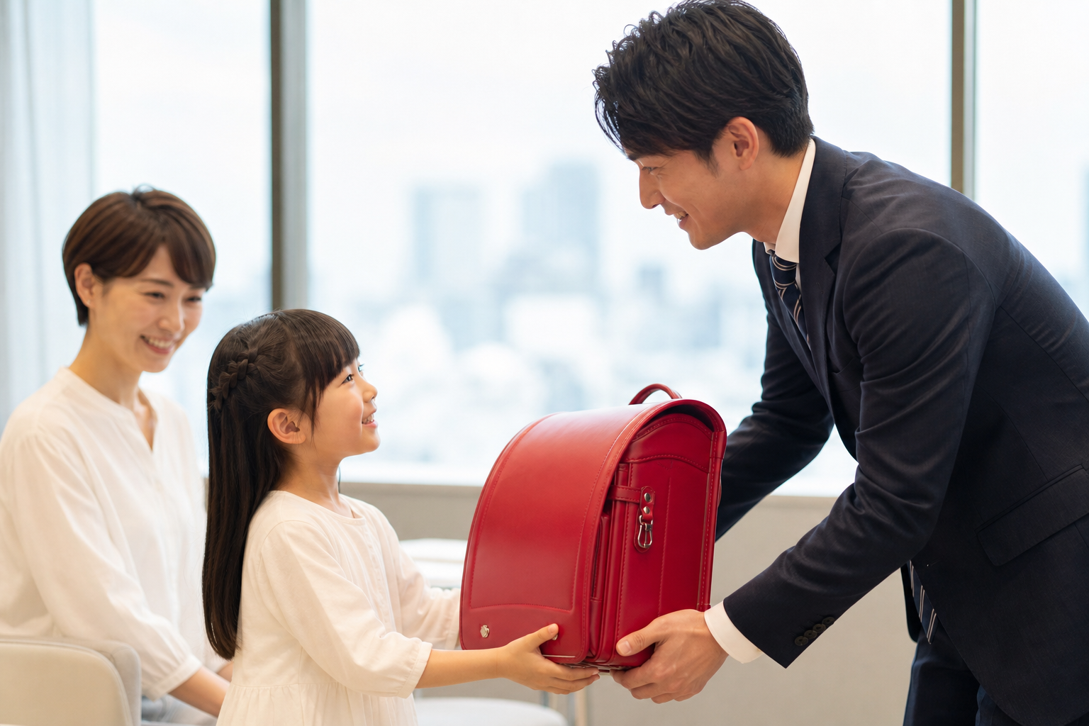 なぜ会社がランドセルを贈るのか、その背景とは