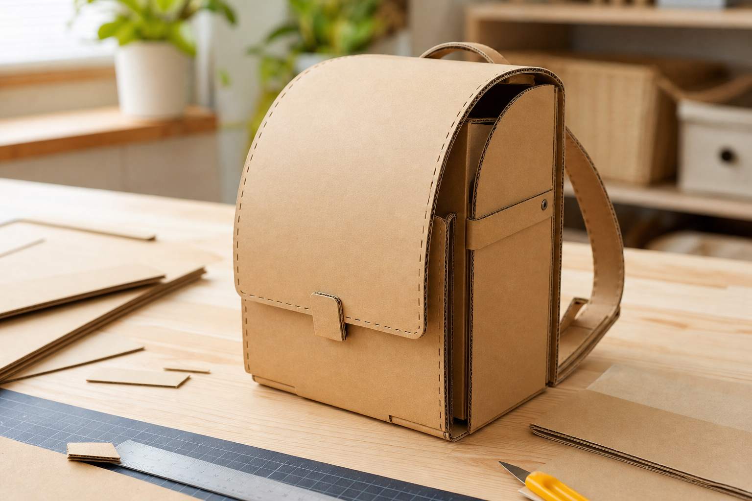 ダンボールランドセルの作り方・具体的な手順