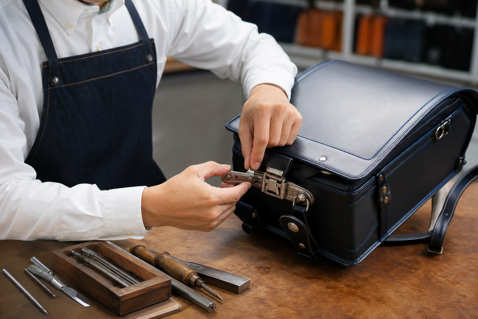 鞄工房山本の修理の流れを具体的に見てみましょう