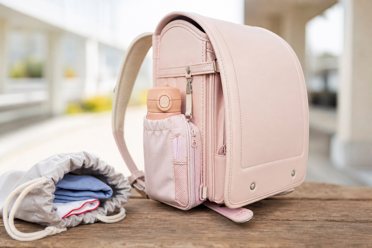 スヌーピーのランドセルサイドポケットは、荷物問題を解決してくれる頼もしいアイテムです