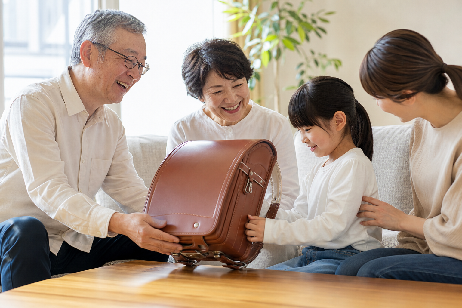 祖父母にランドセルをお願いするのは、全く問題ありません