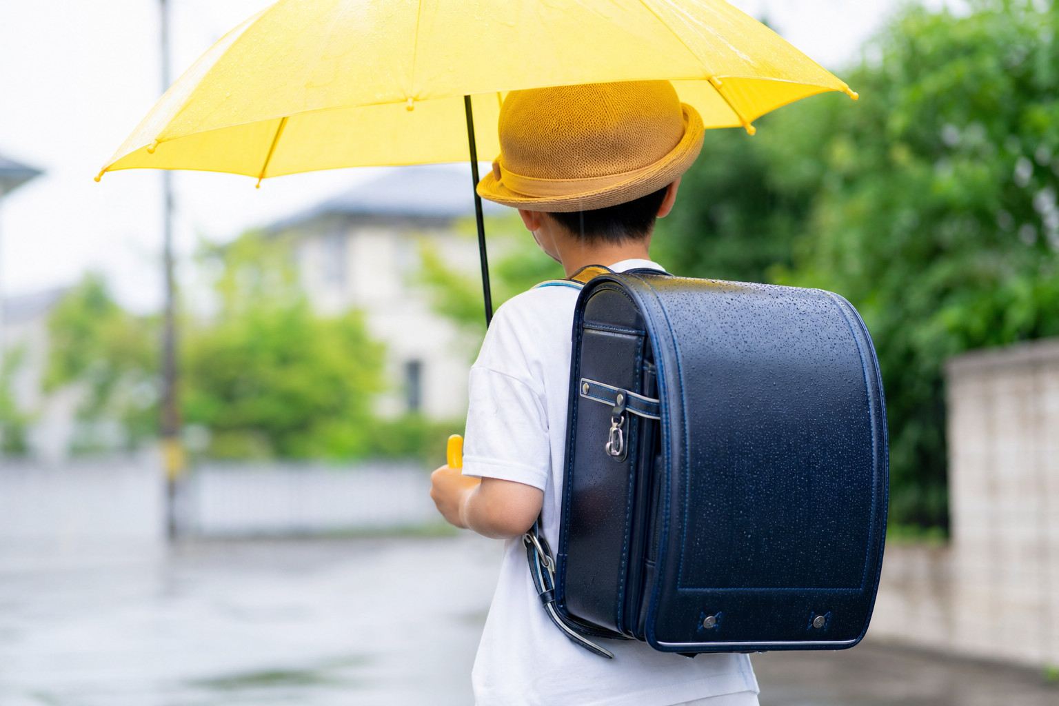 池田屋ランドセルは基本的に雨カバーなしで大丈夫