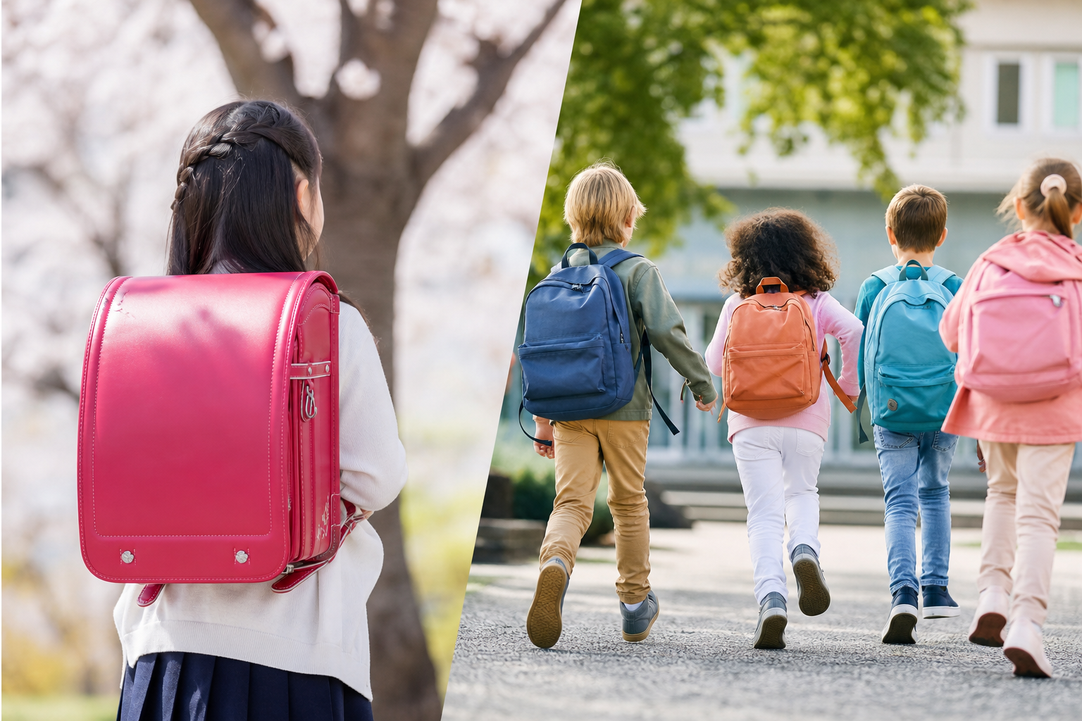 海外の通学かばん事情との違い:具体的に比べてみると