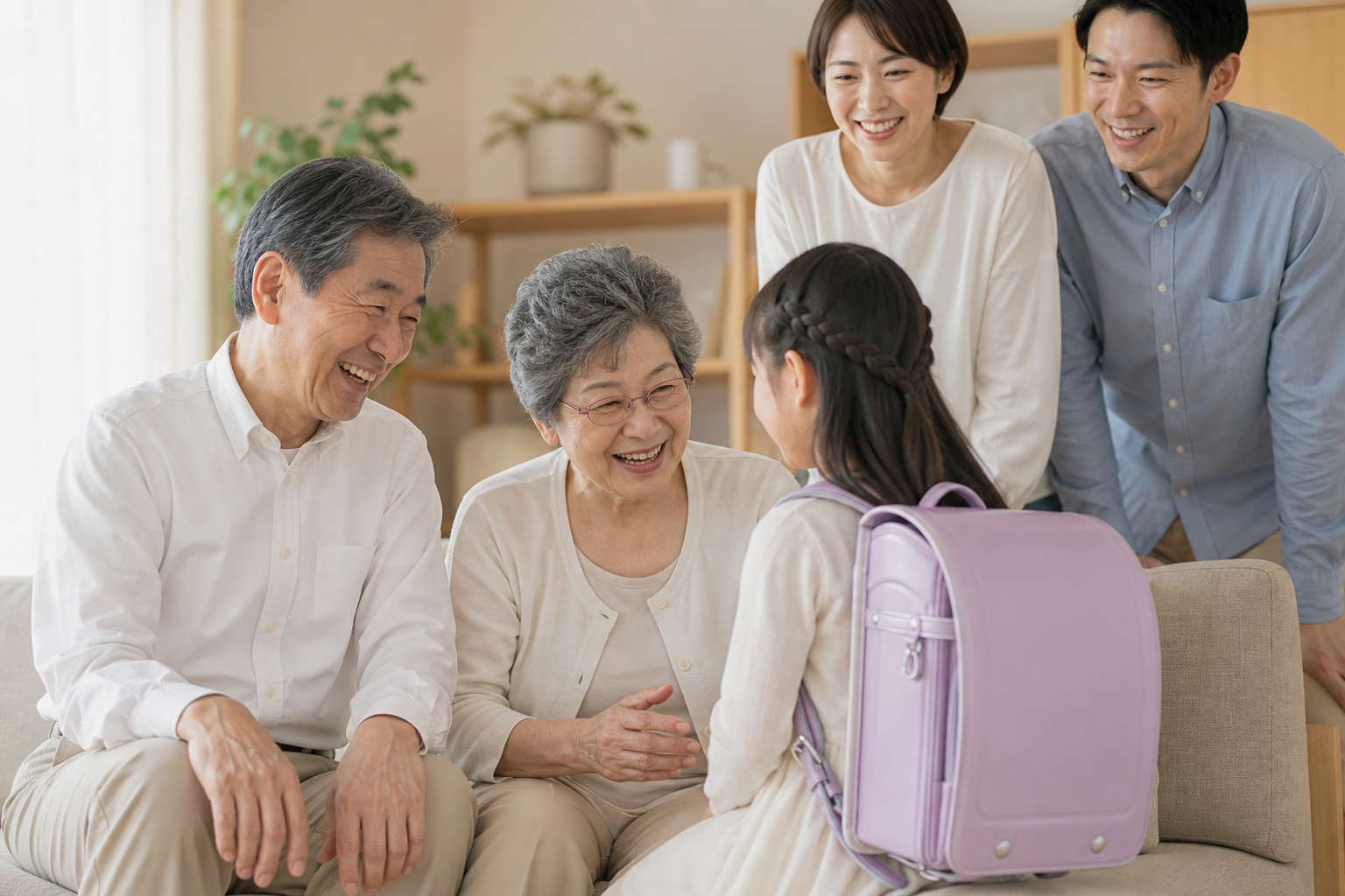 ランドセル代のお返しは、基本的に不要です